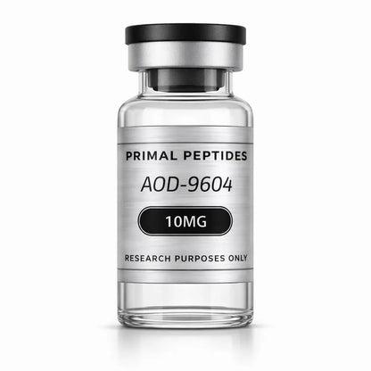 AOD-9604 10MG – lipolytisch peptide in glazen vial