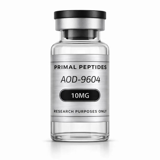 AOD-9604 10MG – lipolytisch peptide in glazen vial