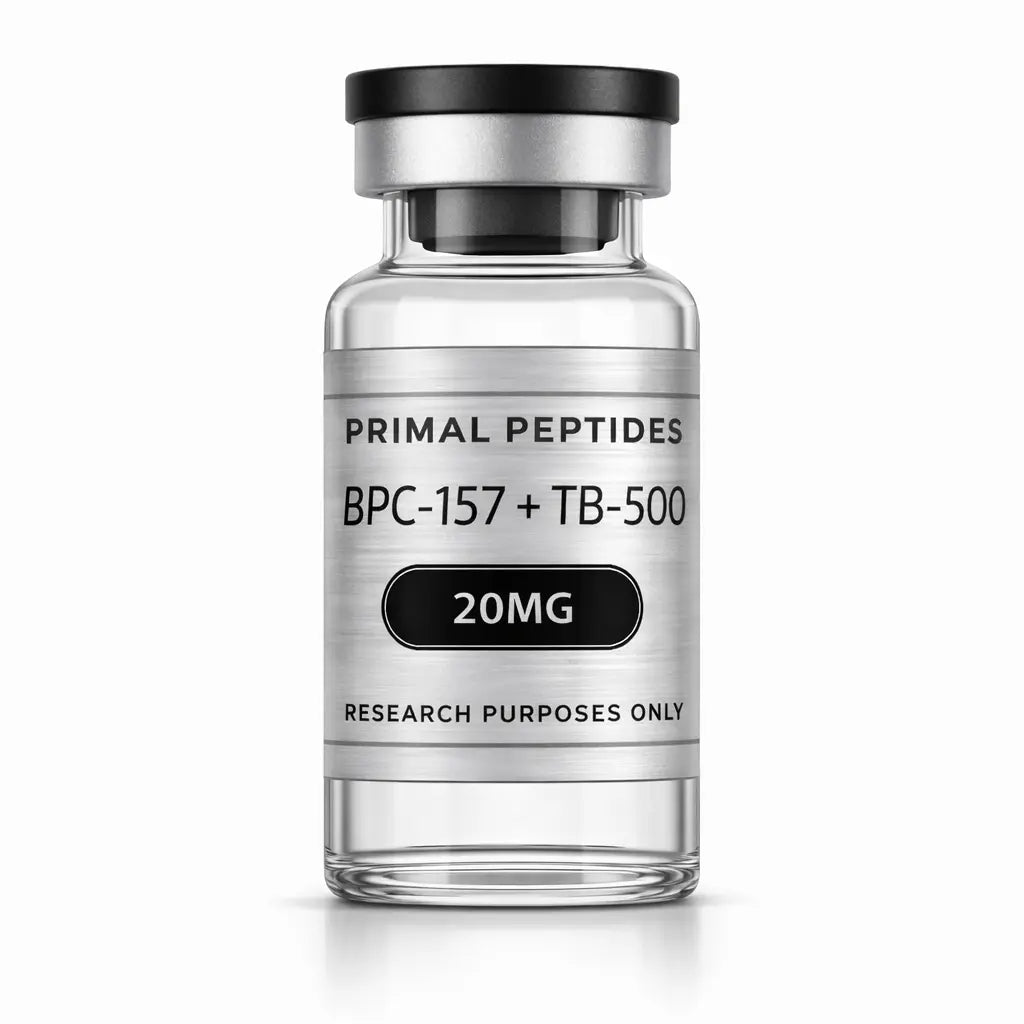 BPC-157 + TB-500 20MG – peptideblend in glazen vial