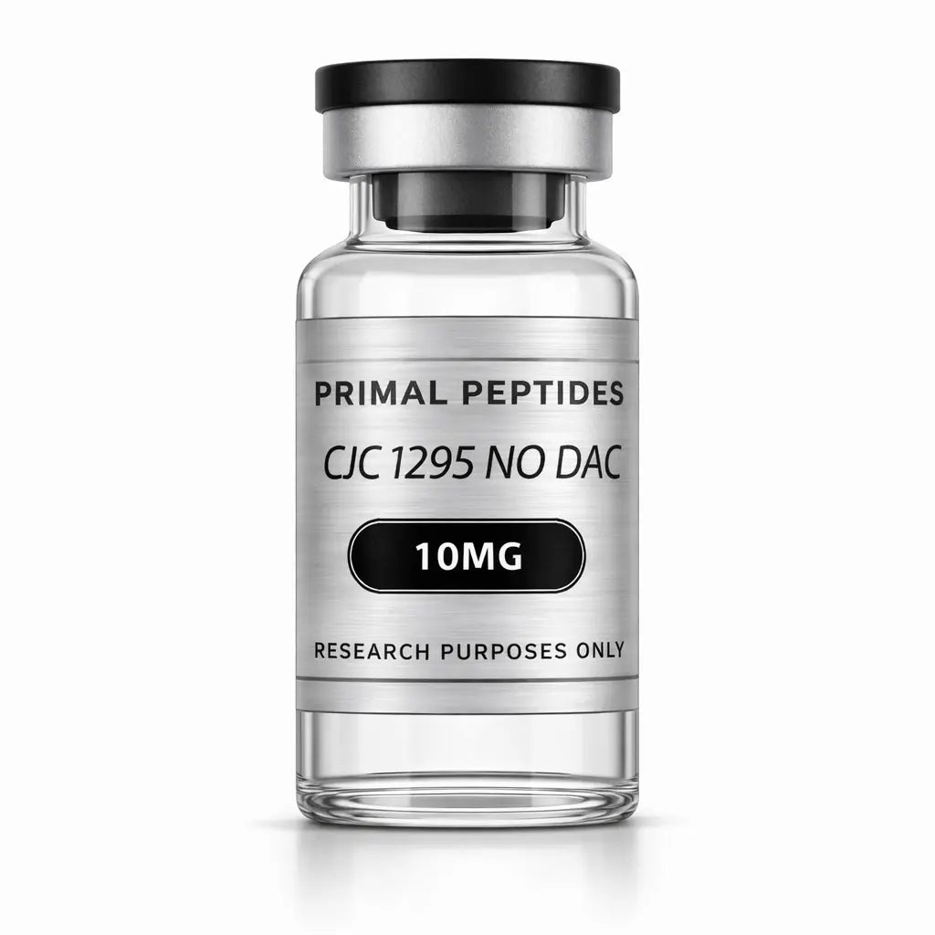 CJC-1295 No DAC 10MG – groeihormoonpeptide in glazen vial