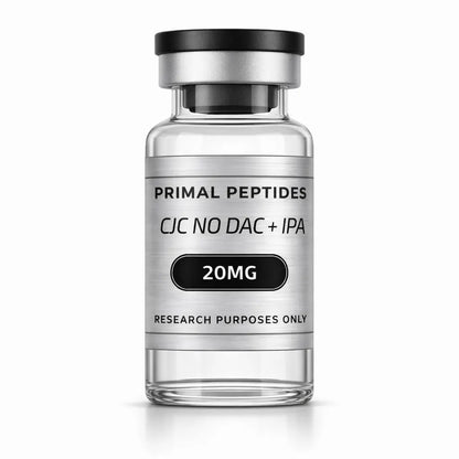 CJC-1295 No DAC + Ipamorelin 20MG – GH-peptideblend in glazen vial