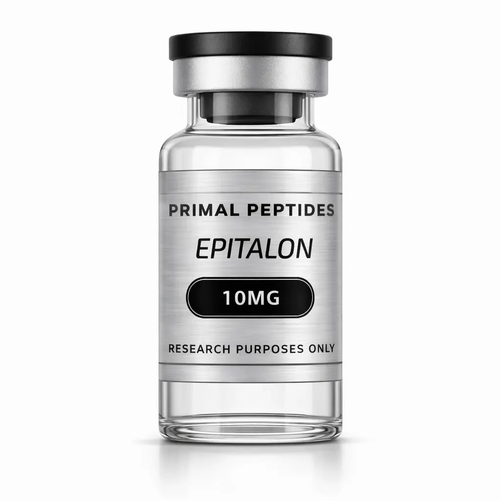 Epitalon 10MG – longevity-peptide in glazen vial