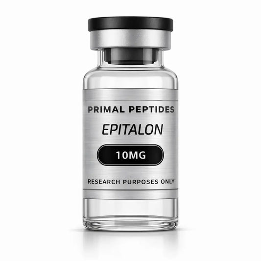 Epitalon 10MG – longevity-peptide in glazen vial