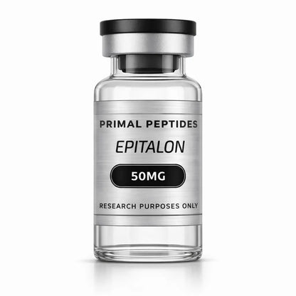 Epitalon 50MG – longevity-peptide in glazen vial