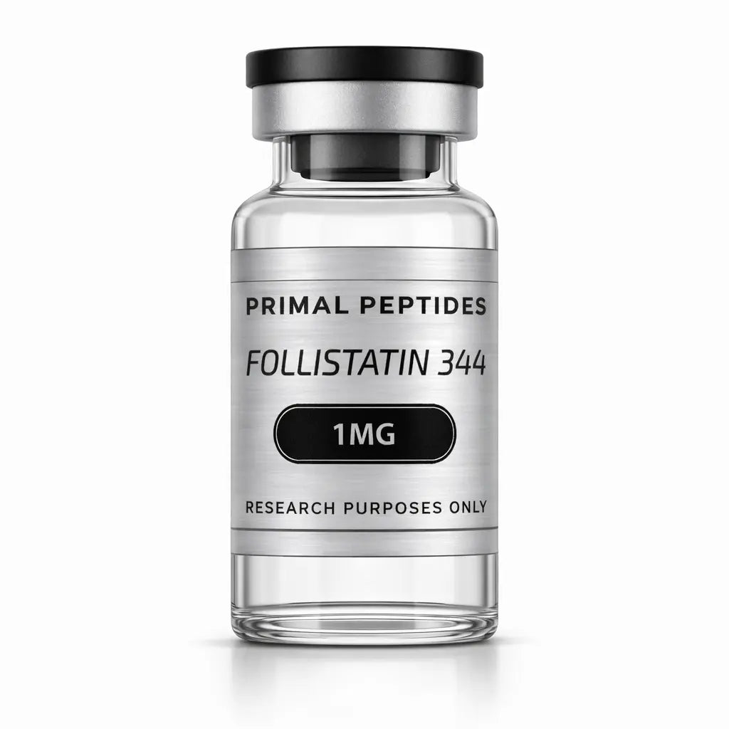 Follistatin-344 – myostatine-remmend peptide in glazen vial