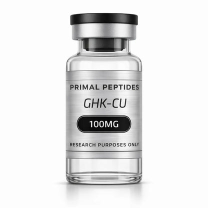 GHK-Cu 100MG – koperpeptide in glazen vial