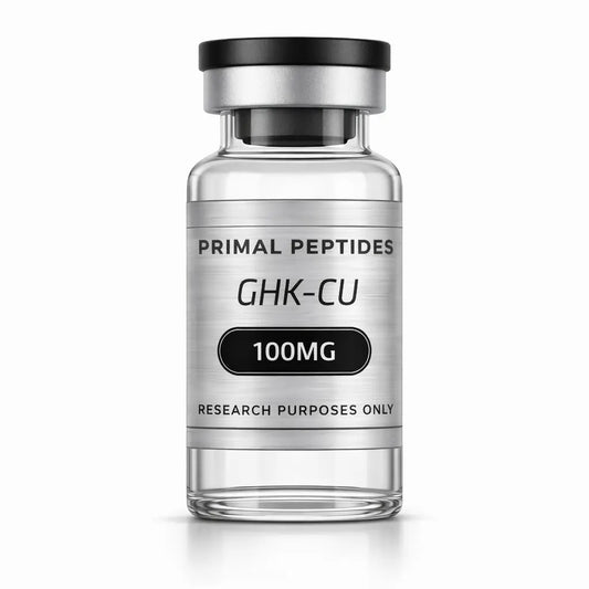 GHK-Cu 100MG – koperpeptide in glazen vial