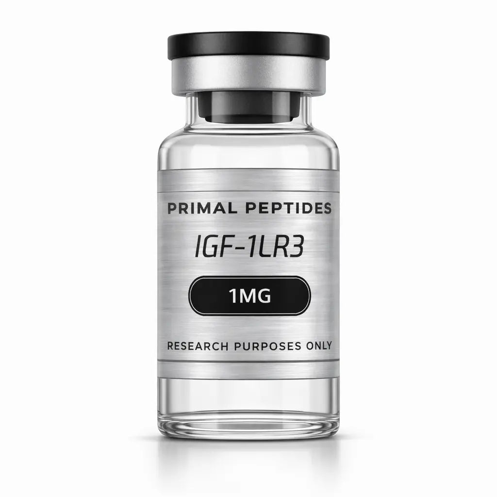 IGF-1 LR3 1MG – groeifactor peptide in glazen vial