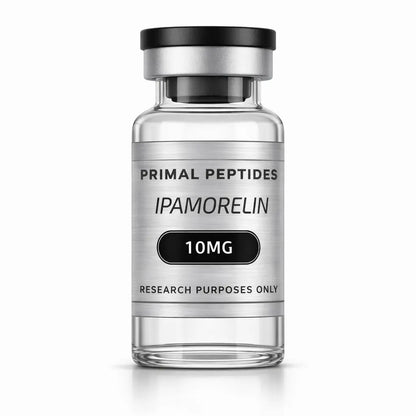 Ipamorelin 10MG – groeihormoonpeptide in glazen vial