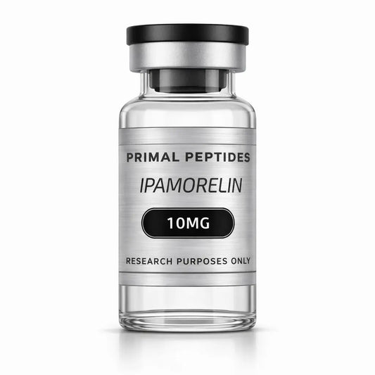 Ipamorelin 10MG – groeihormoonpeptide in glazen vial