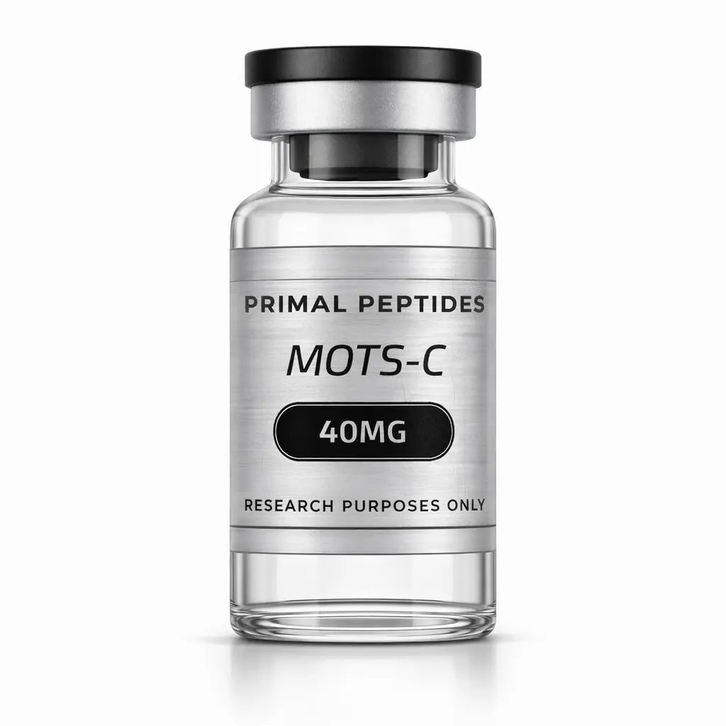 MOTS-C 40MG – mitochondriaal peptide in glazen vial