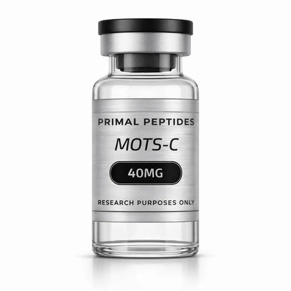 MOTS-C 40MG – mitochondriaal peptide in glazen vial