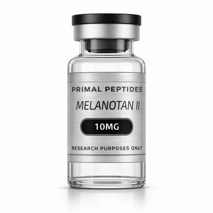 Melanotan II 10MG – pigmentatie-peptide in glazen vial