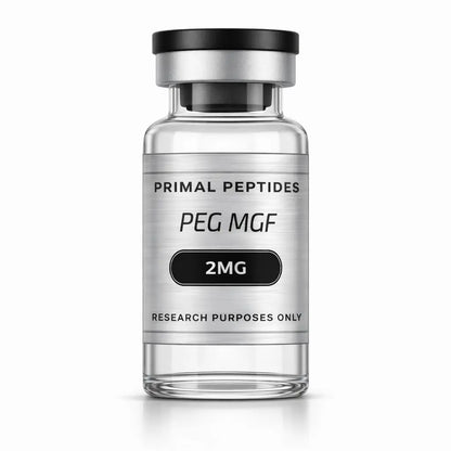 PEG-MGF 2MG – groeifactor peptide in glazen vial