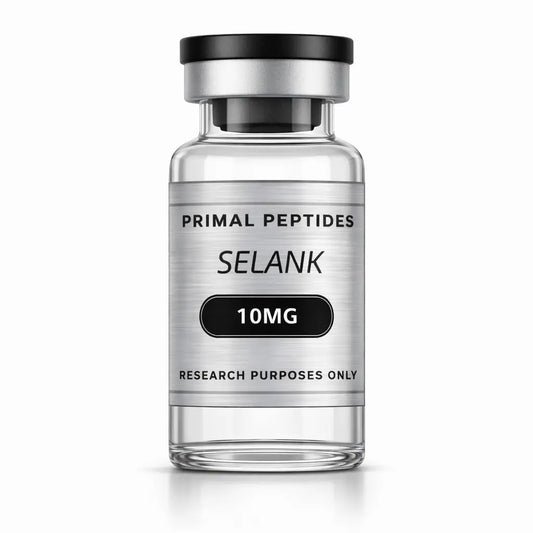 Selank 10MG – anxiolytisch peptide in glazen vial