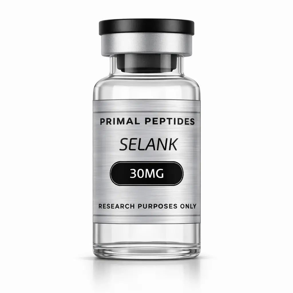 Selank 30MG – anxiolytisch peptide in glazen vial